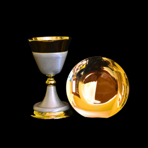 chalice and paten gold plated mt 0003