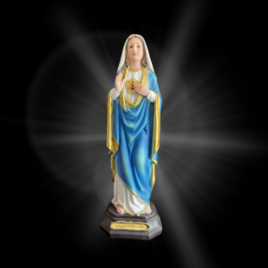 mary mt 0019 scared heart of mary statue