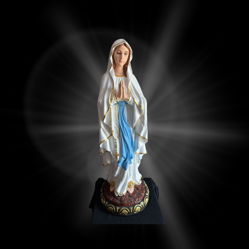 mary mt 0035 lourdes statue