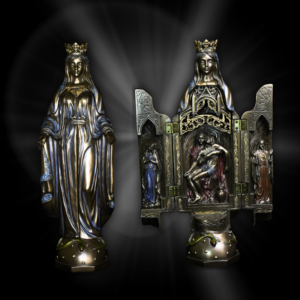 metal mt 0001 open,close mother mary