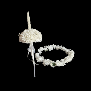 saramental items mt 0002 boy candle & crown
